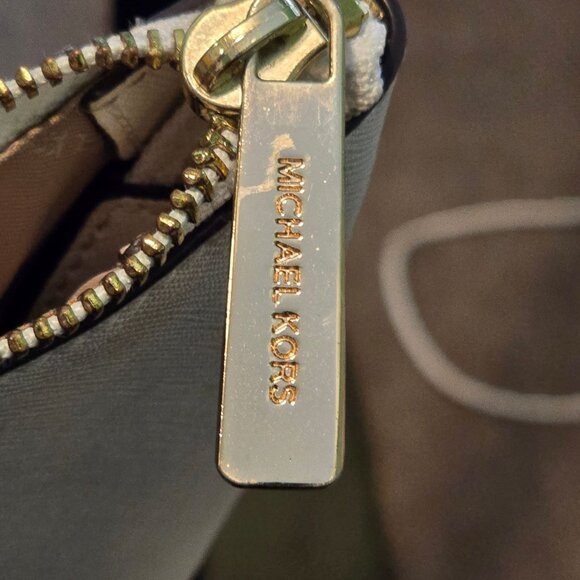 Michael Kors Ciara Large Saffiano Leather Shoulder Double Strap Tote Optic White - Picture 8 of 11